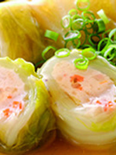 白菜ロールの昆布だしあんかけ-レシピのメイン写真
