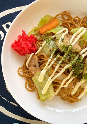 裏面完全無視　屋台のやきそば　麺が違う！-レシピのメイン写真