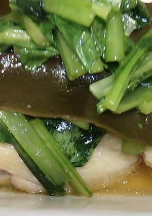 とろとろ手羽先と小松菜の煮物-レシピのメイン写真