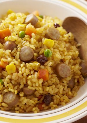 簡単ランチ☆野菜ジュースのヘルシーピラフ-レシピのメイン写真