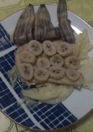 鶏とバナナの蒸し料理-レシピのメイン写真
