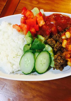 手抜きでもおいしい！３stepタコライス-レシピのメイン写真