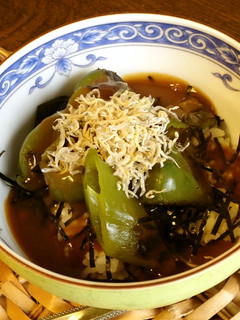 京の炙り唐辛子カリーじゃこ丼-レシピのメイン写真