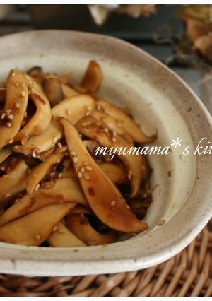 水使わず…エリンギの佃煮♪-レシピのメイン写真