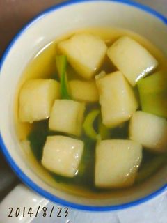 はんぺんとちんげん菜のスープ-レシピのメイン写真