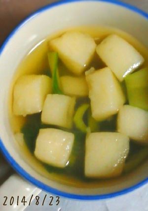 はんぺんとちんげん菜のスープ-レシピのメイン写真