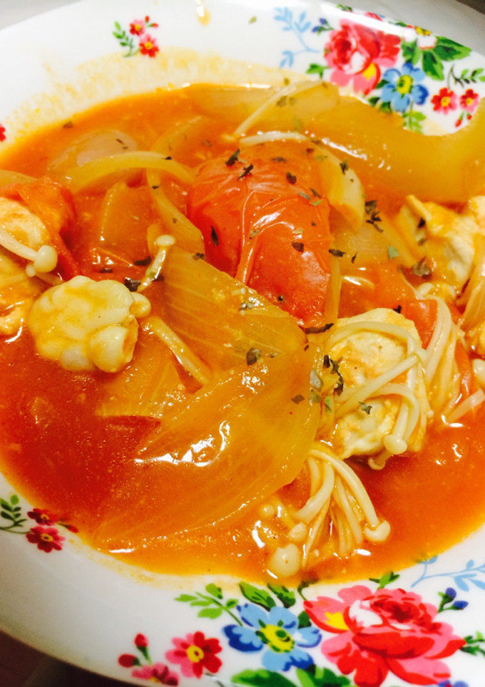 丸ごとトマト煮込み♡-レシピのメイン写真