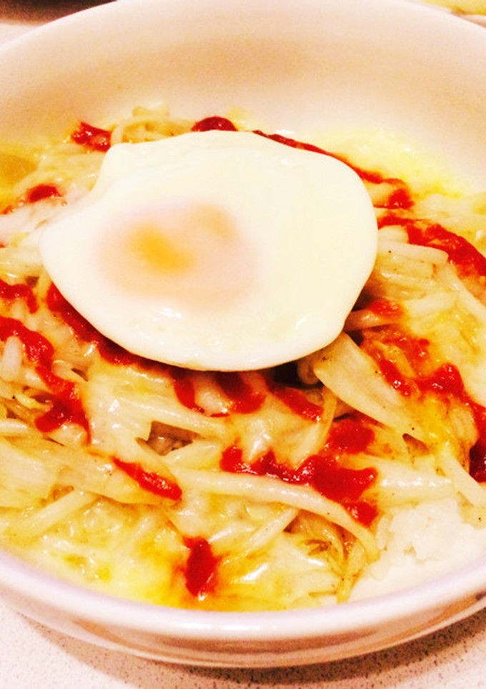 簡単＊節約＊もやしの洋風丼-レシピのメイン写真