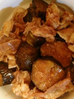 なすとしゃぶしゃぶ肉のしぐれ煮-レシピのメイン写真