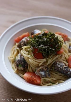 サーディンとトマトのレモン醤油パスタ-レシピのメイン写真