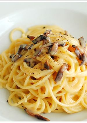 僕の中で王道なカルボナーラのスパゲッティ-レシピのメイン写真