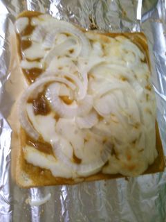 残りカレーで チーズカレー トースト♪-レシピのメイン写真