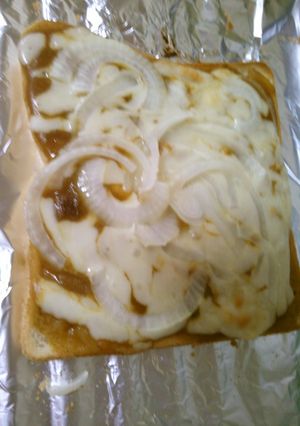 残りカレーで チーズカレー トースト♪-レシピのメイン写真