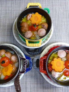 ストウブ野菜の旨みたっぷりコンソメスープ-レシピのメイン写真