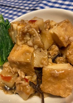 麻婆竹の子厚揚げ豆腐-レシピのメイン写真