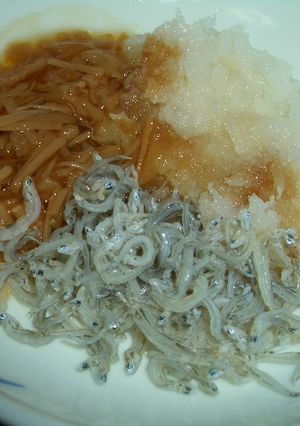 なめ茸じゃこおろし-レシピのメイン写真