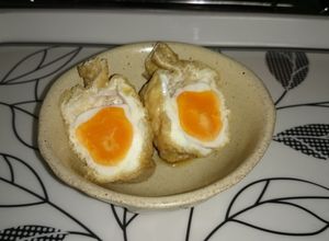 おつゆじゅわ～☆弁当に合う油揚げの卵巾着-レシピのメイン写真
