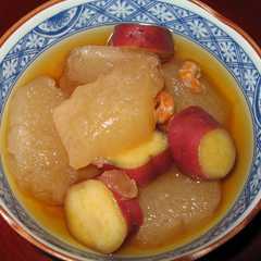 冬瓜（かもうり）とさつまいもの煮物-レシピのメイン写真