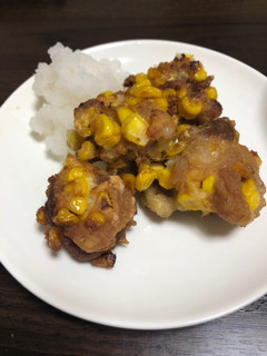 【夏おかず】とうもろこしと豚揚げ。-レシピのメイン写真