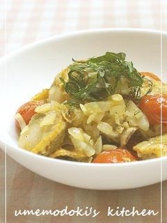 ホタテとプチトマトのコンソメ煮-レシピのメイン写真