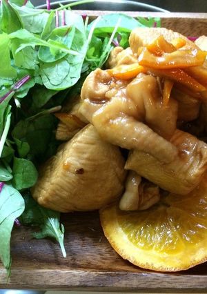 食べてすっきり鶏肉のさっぱりオレンジ煮-レシピのメイン写真
