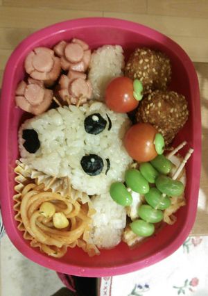 うちの犬キャラ弁-レシピのメイン写真