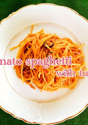 缶詰で☆トマトとツナのパスタ-レシピのメイン写真