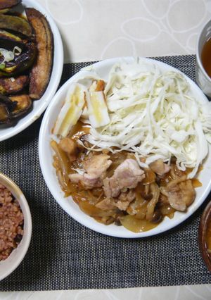 鶏もも肉の照り焼き～タマネギ添え～-レシピのメイン写真