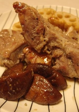 簡単旨い! スペアリブのにんにく味覇焼き-レシピのメイン写真