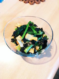 余った納豆のタレで小松菜のからし和え-レシピのメイン写真