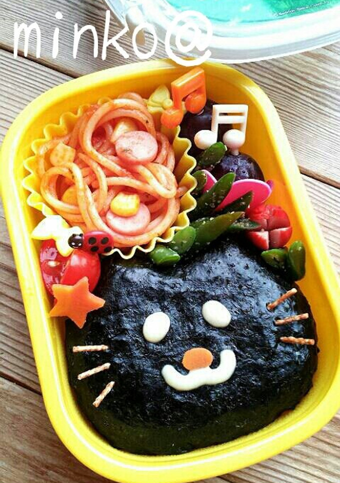 簡単キャラ弁･デコ弁 黒猫ちゃん♪-レシピのメイン写真
