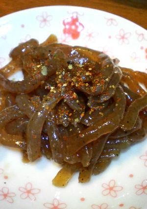 大葉にんにく醤油でこんにゃくだけ炒め-レシピのメイン写真