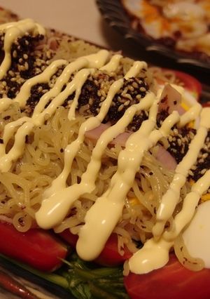 爽やか旨い♪ ゆかり風味のラーメンサラダ-レシピのメイン写真