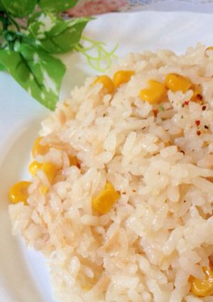 炊飯器で作るツナコーンピラフ-レシピのメイン写真