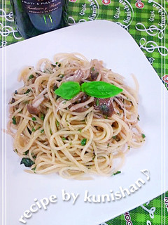 青じそときのこのパスタ♪-レシピのメイン写真