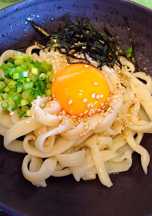簡単すぎる、うちの釜玉うどん☆-レシピのメイン写真