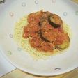 なすとツナのトマトクリームパスタ