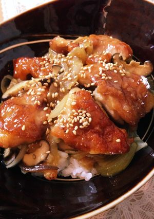 クセになる♡やわらか照り焼きチキン丼-レシピのメイン写真