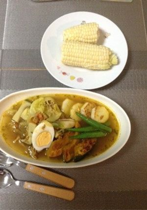 北海道スープカレー-レシピのメイン写真