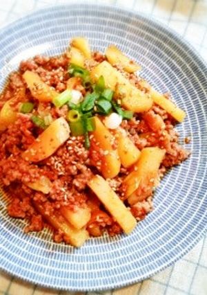 ピリッと☆豚挽肉とじゃがいもの豆板醤炒め-レシピのメイン写真