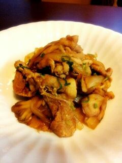 豚肉とまいたけの甘酸っぱ炒め★生姜焼き風-レシピのメイン写真