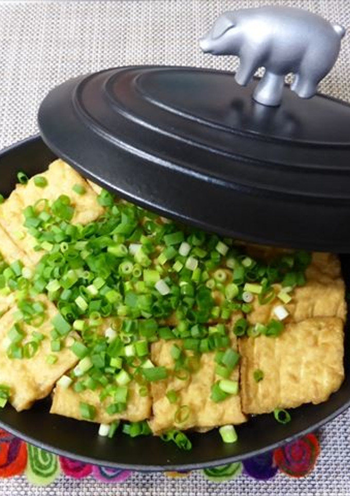 ストウブで厚揚げの簡単煮-レシピのメイン写真