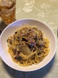 豆乳カルボナーラ-レシピのメイン写真