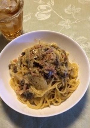 豆乳カルボナーラ-レシピのメイン写真