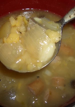 簡単！豆とソーセージの煮込みスープ☆☆-レシピのメイン写真