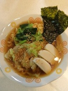金ごまたっぷり!醤油ラーメン-レシピのメイン写真
