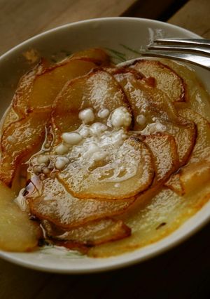 焼き梨スイーツ-レシピのメイン写真