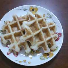 รูปของ 卵なし♪豆腐でＨＭでふんわ~りワッフル