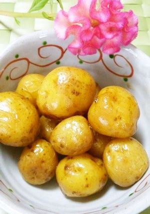 ちぼ芋๑๑甘く辛く絡めて食べませう♪-レシピのメイン写真