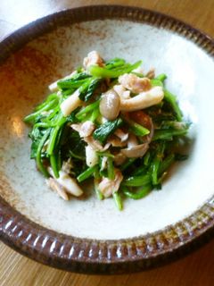 ほうれん草とツナのバター炒め♪-レシピのメイン写真